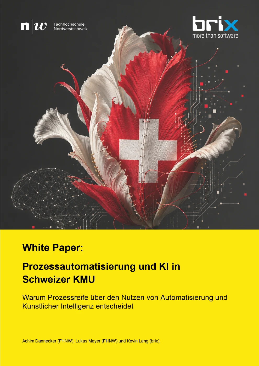 Titelblatt: Prozessautomatisierung und KI in Schweizer KMU